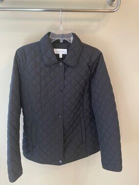 Calvin Klein Women's Quilted Jacket in Black